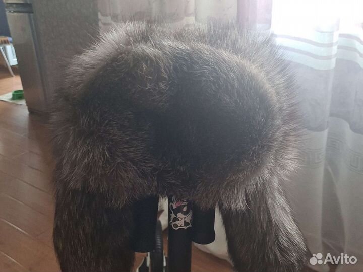 Шапка мужская, Чернобурка