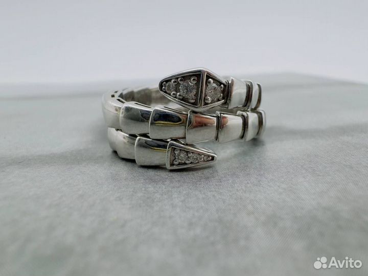 Золотое Кольцо Bvlgari serpenti