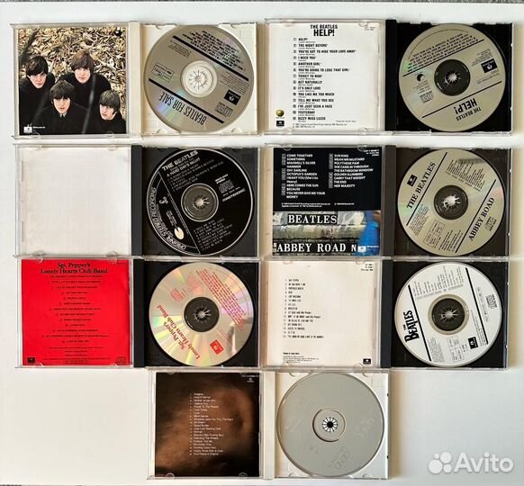 Сd диски фирменные The Beatls
