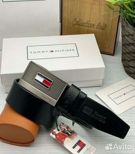 Ремень кожаный tommy hilfiger