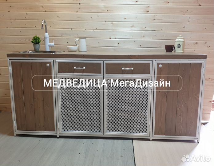 Кухонный гарнитур для дачи беседки террасы