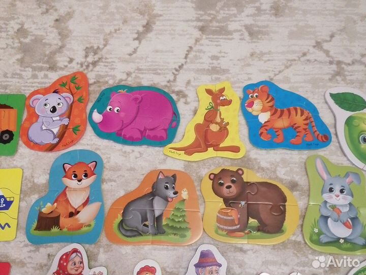 Пазлы для малышей пакетом