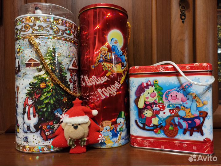 Подарочные коробки, новогодние