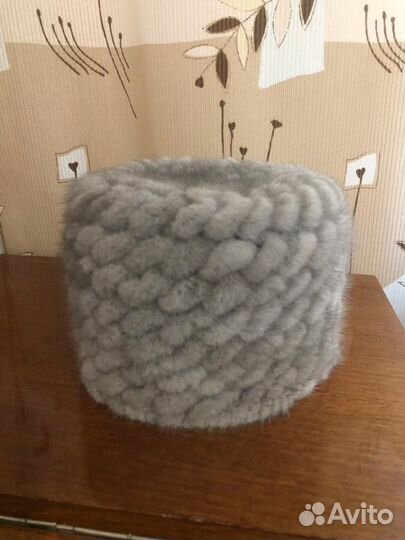 Шапка норковая женская