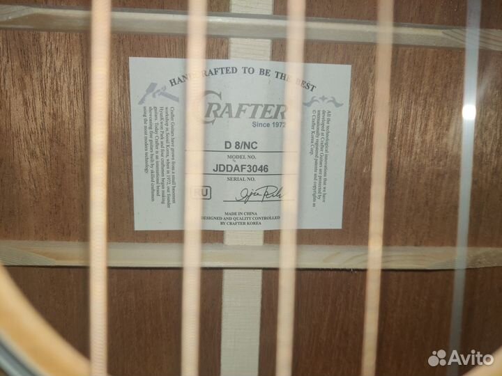 Гитара crafter D 8/NC (Акустика)