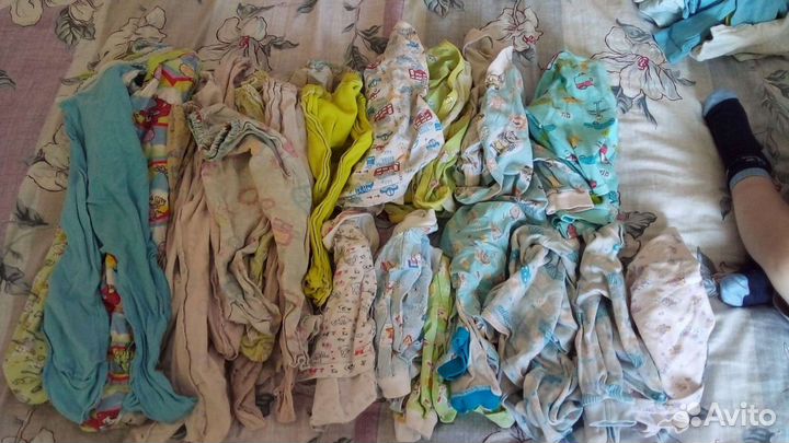 3 пакета вещей для мальчика от 0-1 года