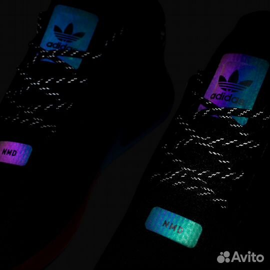 Кроссовки Adidas NMD R1 V2 Black / Reb Blue Ftwr