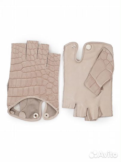 Перчатки Шопен из кожи крокодила