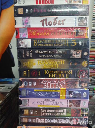 Видеокассеты новые запечатанные