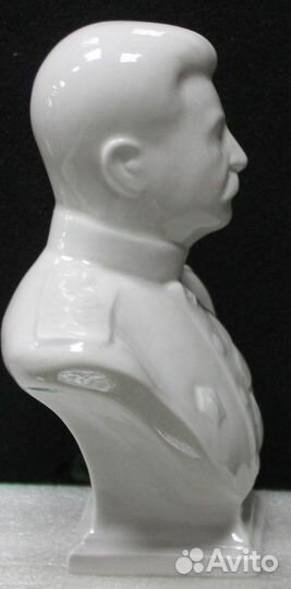 Генераллисимус И.Сталин Фарфор Олово