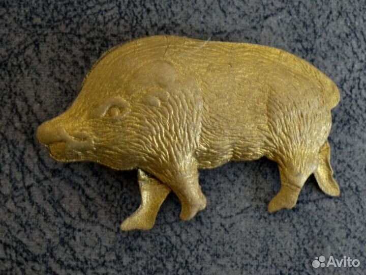 Елочная игрушка Медведь. Дрезденский картонаж