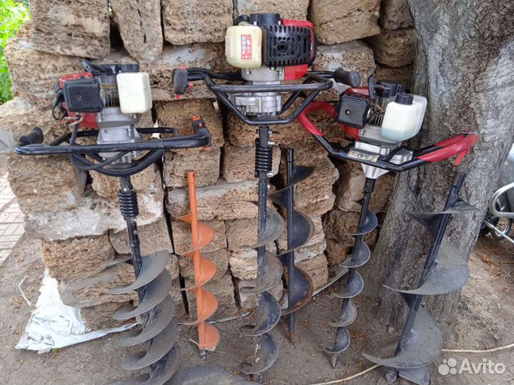 Бензобуры мотобуры, мотокосы