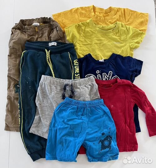 Пакет одежды на мальчика 3-4 года
