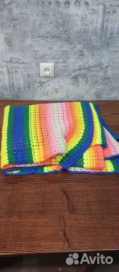 Плед и наволочка ручная работа