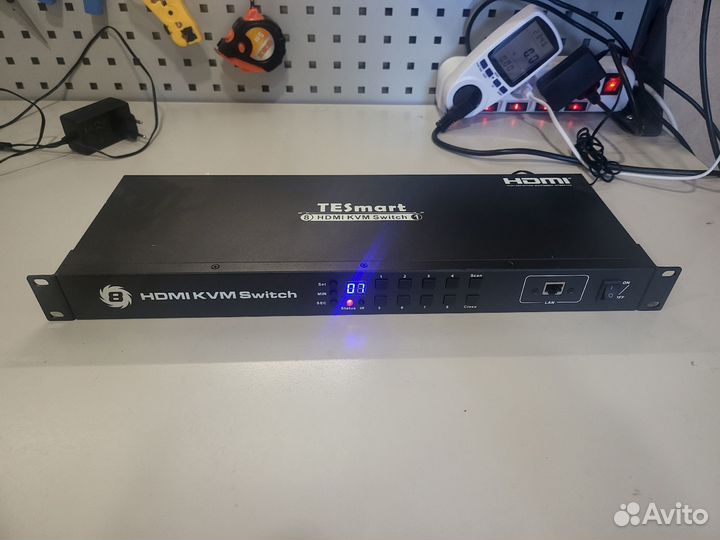 KVM hdmi USB Switch переключатель 8 портов