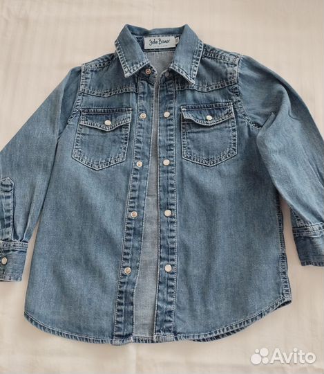 Рубашки для мальчика 110р, 3 шт