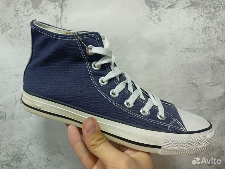 Кеды Converse blue high