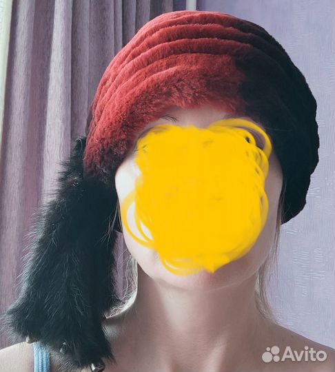 Шапка норковая женская