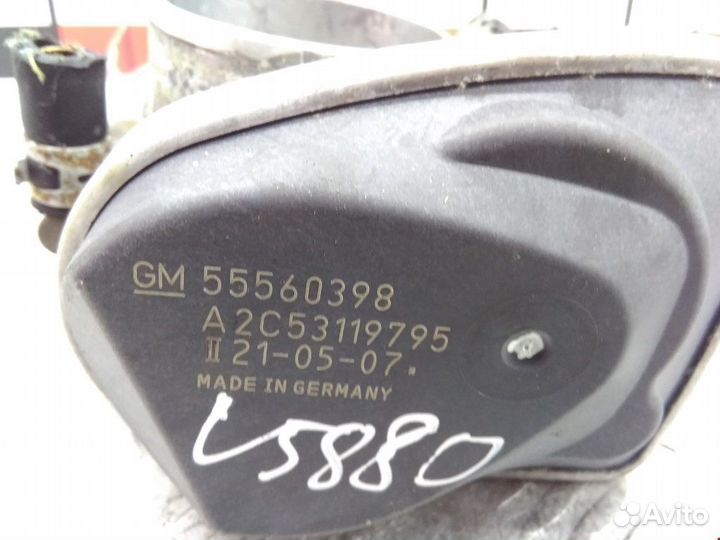 Заслонка дроссельная для Opel Astra H 93190367