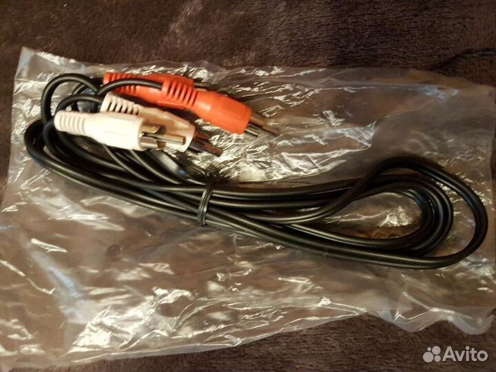 Кабель AV 2 на 2 тюльпана