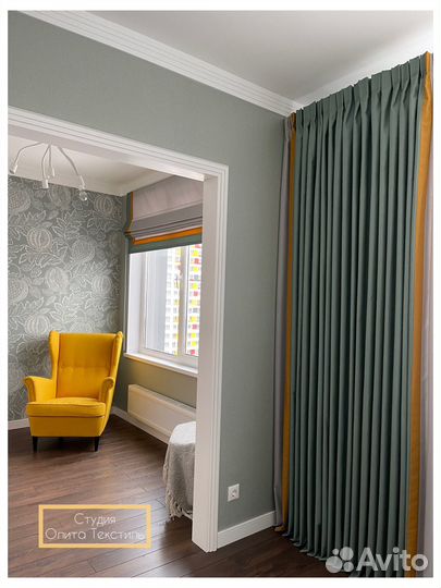 Пошив штор на заказ в Москве. Свой цех