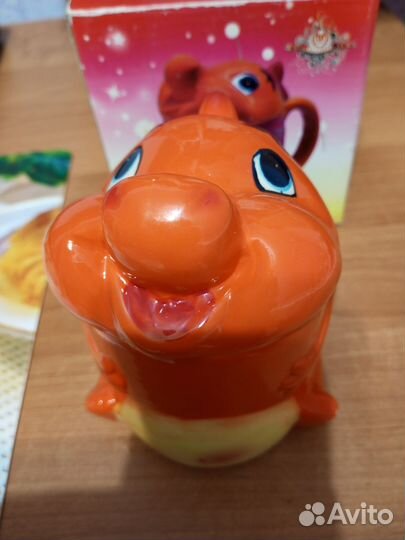 Детская кружка с крышкой