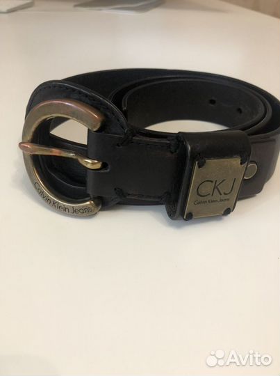 Мужской кожаный ремень (Италия)