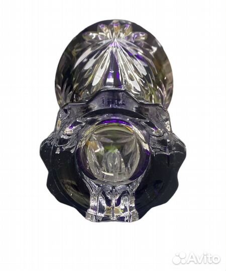 Ваза сиреневое стекло