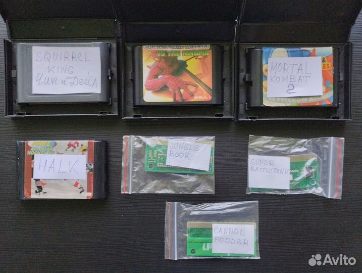 Картриджи для сега sega mega drive 2