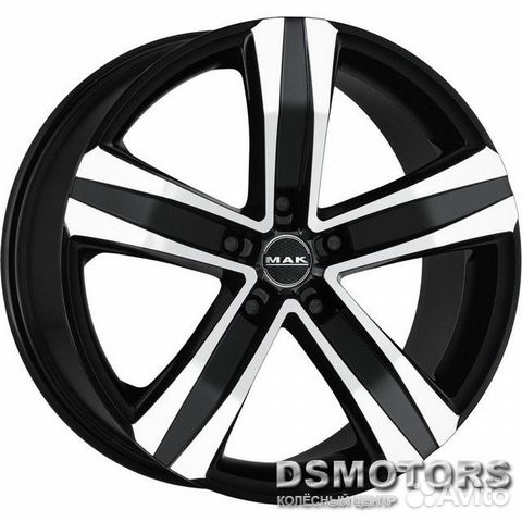 Диски Stone 5 3 7.0/17 5x160 ET60 d65.1 black mirr