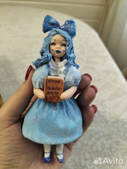 Ватные игрушки Мальвина и Буратино