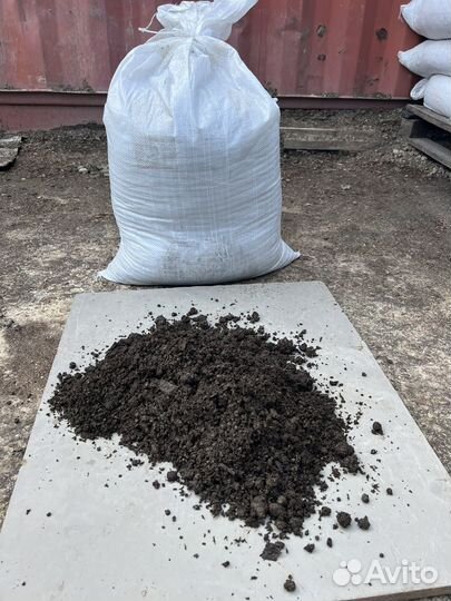 Плодородный грунт в мешках