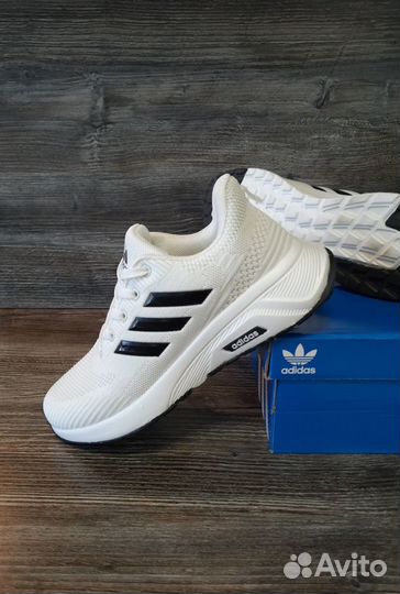 Кроссовки Adidas белые лето артикул 925