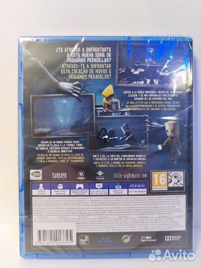 Little Nightmares 2 диск PS4 новый на русском