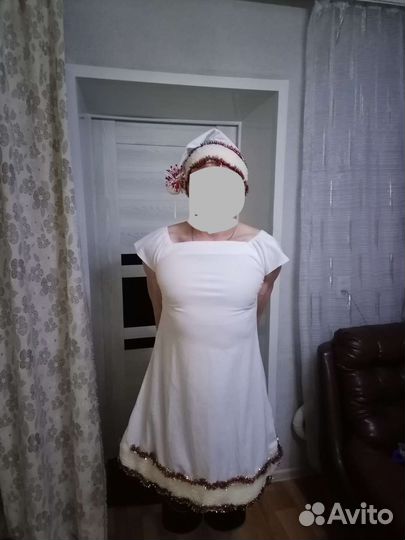 Костюм снегурочки взрослый