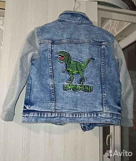 Куртка джинсовая детская 122 размер