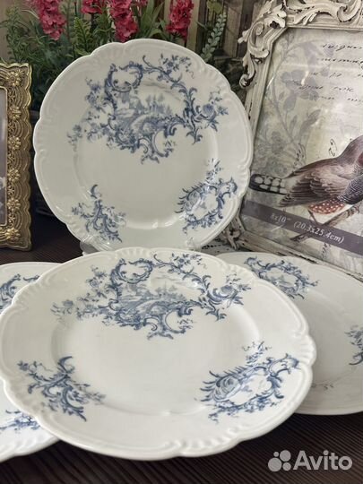 Антикварные тарелки Франция