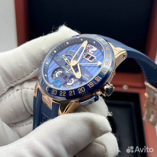 Часы Ulysse Nardin El Toro GMT Blue Gold