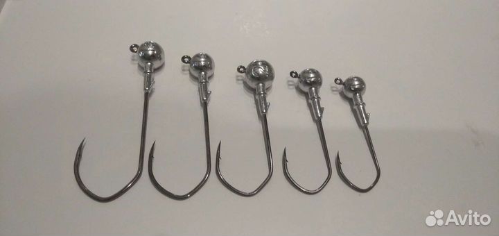 Джиг головки на крючках 