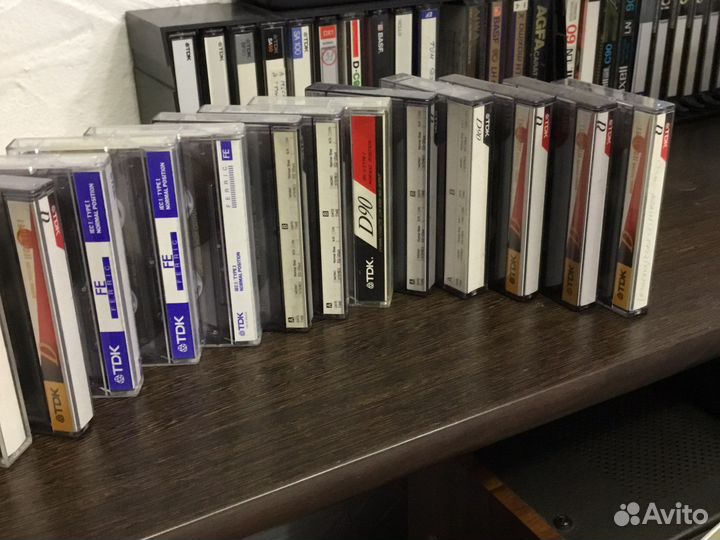 Аудиокассеты tdk, sony, konica, maxell, skc