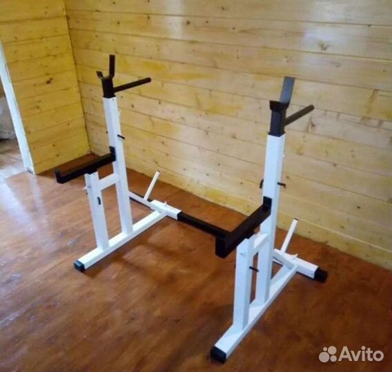 Стойка для штанги со страховкой