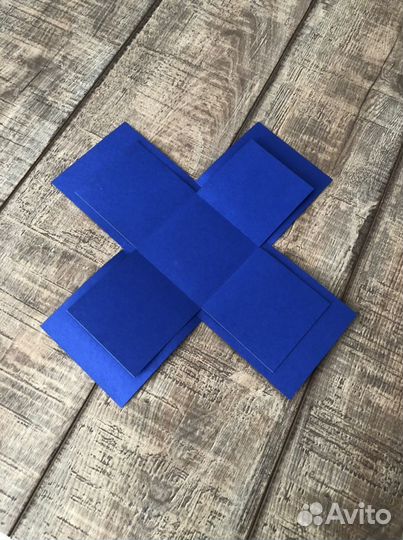 Открытка коробка конструктор