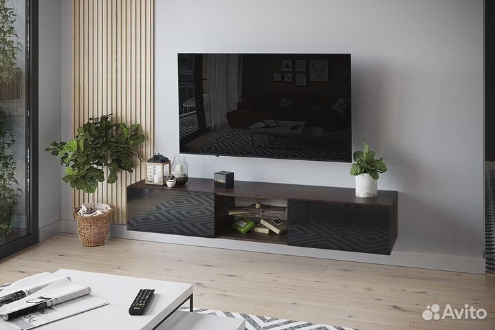 Тумба тв 2 подвесная