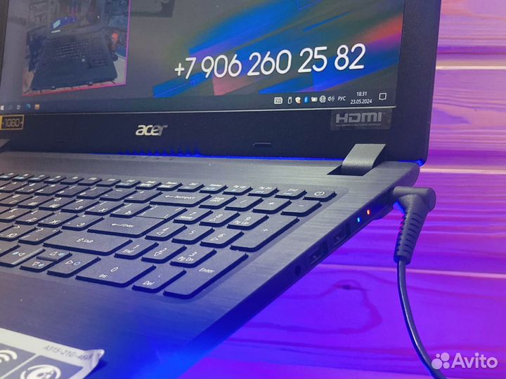 Мощный ноутбук Acer как новый FullHD