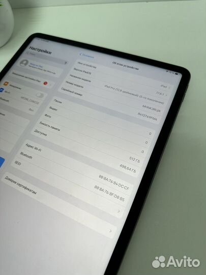 iPad Pro 12 9 m 1 512gb Акб 100