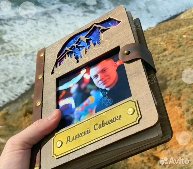 Ежедневник из дерева (береза)