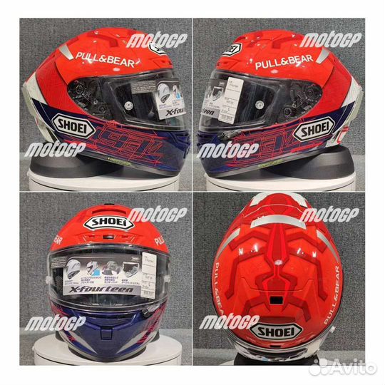 Мото шлем Shoei Pull and Bear X 14. Новый