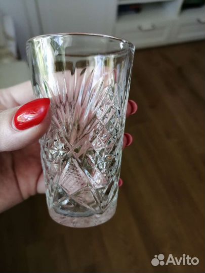 Вазы, рюмки/стопки, конфетница, хрусталь