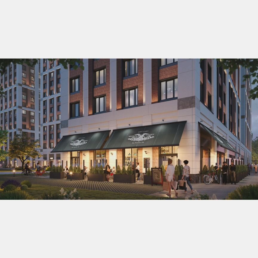 Апартаменты-студия, 20,7 м², 3/16 эт.