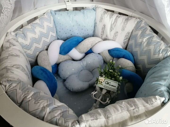 Бортики в детскую кроватку